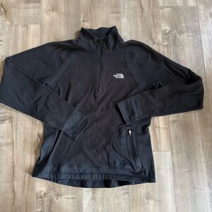 The North Face Flight Series Quarter Zip Fleece Pullover Women Small Black Light